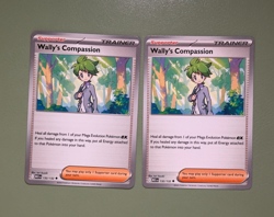 Wally's Compassion 2x Playset 132/132 Pokemon TCG - Mega Evolution (MEG EN) NM - Image 1