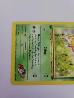 Pokemon TCG Koga's Weedle Gym Challenge 82/132 Regular 1st Edition Common Grass - Image 2