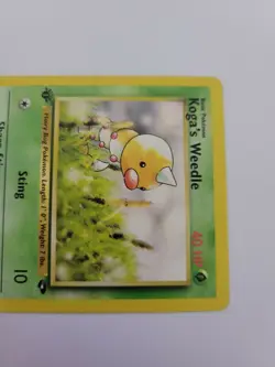 Pokemon TCG Koga's Weedle Gym Challenge 82/132 Regular 1st Edition Common Grass - Image 3