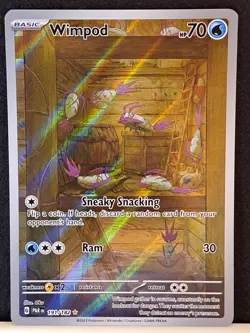 Pokemon TCG Wimpod Paradox Rift 191/182 Holo Illustration Rare NM/MT - Image 1