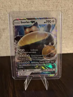 Pokemon TCG Snorlax GX Promo Holo - SM05 - Image 1