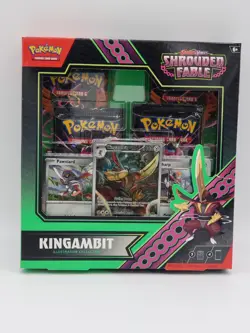 Two Pokemon TCG Shrouded Fable Kingambit Illustration Collection Factory Sealed - Image 2