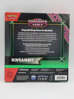 Two Pokemon TCG Shrouded Fable Kingambit Illustration Collection Factory Sealed - Image 4