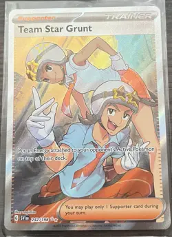 Team Star Grunt 242/198 Pokemon TCG Scarlet & Violet Base Set Holo MINT - Image 1