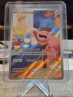 Lickitung 180/162 Pokemon Temporal Forces Illustration Rare Holo NM - Image 1