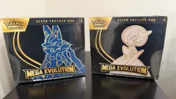 Pokemon Mega Evolution Mega Lucario & Mega Gardevoir ETB Bundle SEALED Lot of 2 - Image 1