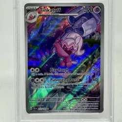 Pokemon TCG 2023 Paldea Evolved TINKATUFF 217/193 Illustration Rare PSA 8 NM-MT - Image 3