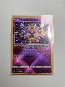Pokemon TCG - Radiant Alakazam 059/195 - SWSH Silver Tempest- NM/M - Image 1