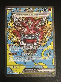 Hearthflame Mask Ogerpon ex 148/131 Pokemon Prismatic Evolutions SIR NM - Image 1