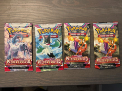 Pokemon TCG Scarlet & Violet Paldea Evolved Sealed Booster Pack Lot of 4 - Image 1