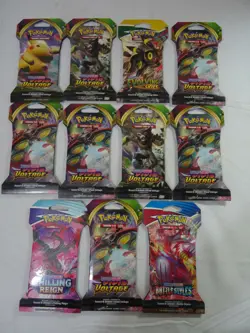 11 Pokemon Sword and Shield Booster Packs -New - Image 1