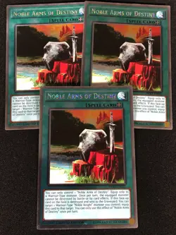 Yugioh Noble Arms of Destiny NKRT-EN022 Platinum X3 (LP) - Image 1