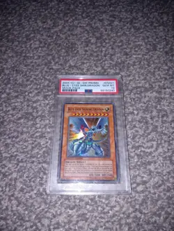 Yu-Gi-Oh Blue-Eyes Shining Dragon MOV-EN001 PSA 10 2004 Promo - Image 3