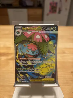 Mega Venusaur ex Full Art Card - #155/132 - Pokemon Mega Evolutions - Ultra Rare - Image 1