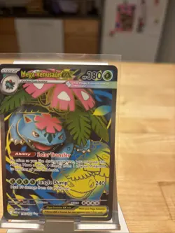 Mega Venusaur ex Full Art Card - #155/132 - Pokemon Mega Evolutions - Ultra Rare - Image 3