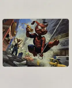 Spider-Ham Peter Porker Art Card Art Series: Marvel's Spider-Man MTG - Image 1