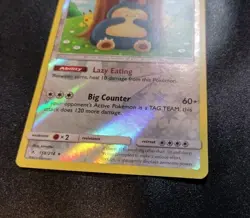 Snorlax 158/214 Unbroken Bonds Reverse Holo Rare Pokemon Card LP - Image 2