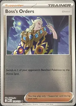 Boss's Orders [Ghetsis] 114/132 Me01: Mega Evolution Reverse Holo Pokemon Card - Image 1