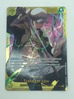 2025 One Piece Card Game: Royal Blood OP10 SEC English Trafalgar Law #OP10-119 - Image 2