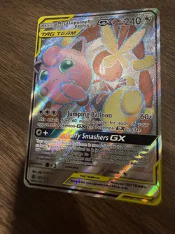 Mega Lopunny & Jigglypuff GX Full Art Holo Card 225/236 Tag Team - Image 2