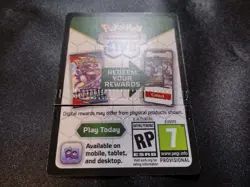 CRIMP & CUT ERROR Pokemon Code Card - Image 1
