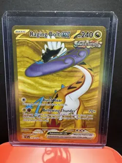 Pokemon TCG Raging Bolt EX Holo Card 218/162SV05 Temporal Forces - Image 3