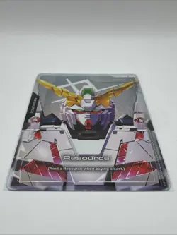Resource R-003 C+ Gundam Newtype Rising Unicorn Alt Art Foil Holo Card Game NM - Image 3