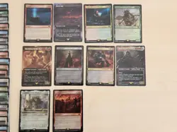 MTG Lord of the Rings - 175 Card Foil Lot Common Uncommon Rare (Lightly Played) - Image 2