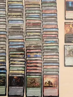 MTG Lord of the Rings - 175 Card Foil Lot Common Uncommon Rare (Lightly Played) - Image 5