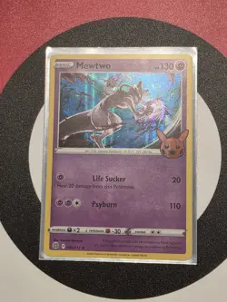 Pokemon TCG Mewtwo Holo Rare Card Trick or Trade Halloween 056/172 - Image 1