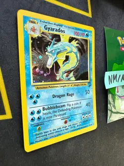 Pokemon Card Gyarados Base Set 2 Holo Rare WOTC Vintage 7/130 292 💎NM💎 - Image 3