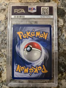 1999 Pokemon Fossil Gengar Holo Rare Card 5/62 PSA 8 NM-MT - Image 2