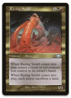 Razing Snidd #121 (NM) Planeshift PLS Magic MTG - Image 1