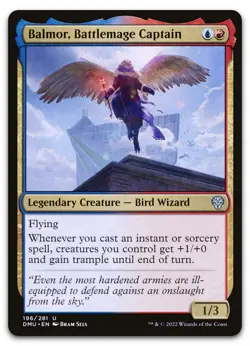 Balmor, Battlemage Captain #196 (NM) Dominaria United DMU Magic MTG - Image 1