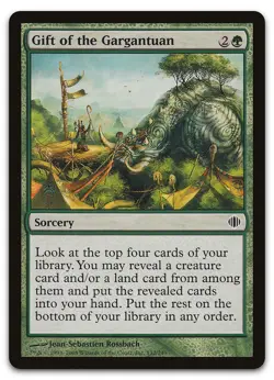 Gift of the Gargantuan #132 (NM) Shards of Alara ALA Magic MTG - Image 1