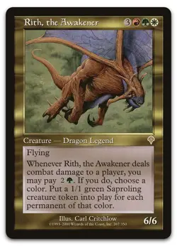 Rith, the Awakener #267 (NM) Invasion INV Magic MTG - Image 1