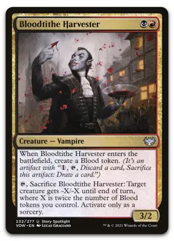 Bloodtithe Harvester #232 (NM) Crimson Vow VOW Magic MTG - Image 1