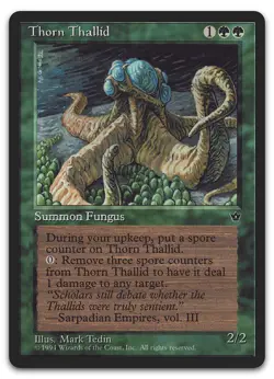 Thorn Thallid (Tedin) (NM) Fallen Empires FEM Magic MTG - Image 1