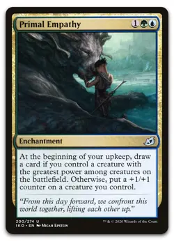 Primal Empathy #200 (NM) Ikoria IKO Magic MTG - Image 1