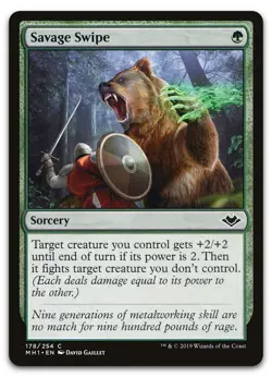 Savage Swipe #178 (NM) Modern Horizons MH1 Magic MTG - Image 1