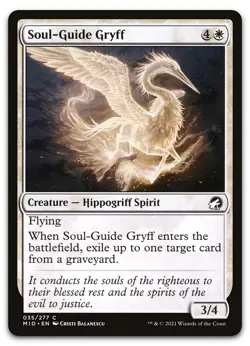 Soul-Guide Gryff #35 (NM) Midnight Hunt MID Magic MTG - Image 1