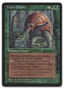 Thorn Thallid (Hudson) (NM) Fallen Empires FEM Magic MTG - Image 1