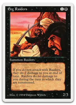Erg Raiders #109 (NM) Summer Magic SUM Magic MTG - Image 1