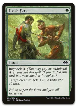Elvish Fury #162 (NM) Modern Horizons MH1 Magic MTG - Image 1