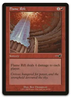 Flame Rift #80 (NM) Nemesis NMS Magic MTG - Image 1
