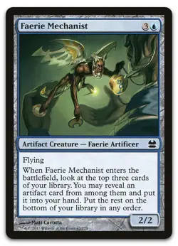 Faerie Mechanist #45 (NM) Modern Masters MMA Magic MTG - Image 1