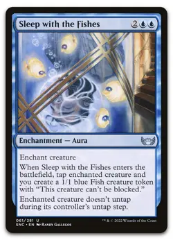 Sleep with the Fishes #61 (NM) Streets New Capenna SNC Magic MTG - Image 1