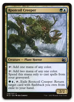 Rootcoil Creeper #238 (NM) Midnight Hunt MID Magic MTG - Image 1