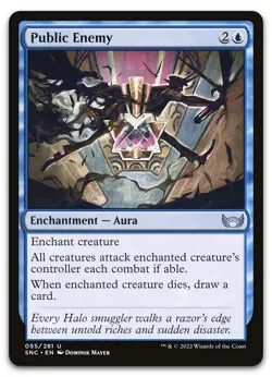 Public Enemy #55 (NM) Streets New Capenna SNC Magic MTG - Image 1