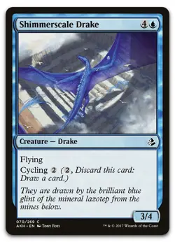 Shimmerscale Drake #70 (NM) Amonkhet AKH Magic MTG - Image 1